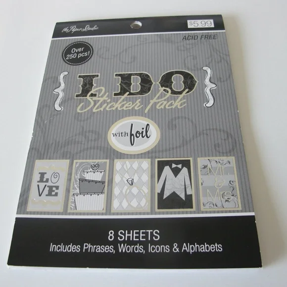 Scrapbooking Sticker Bundle For Paper Crafts Wedding Love - Picture 9 of 16